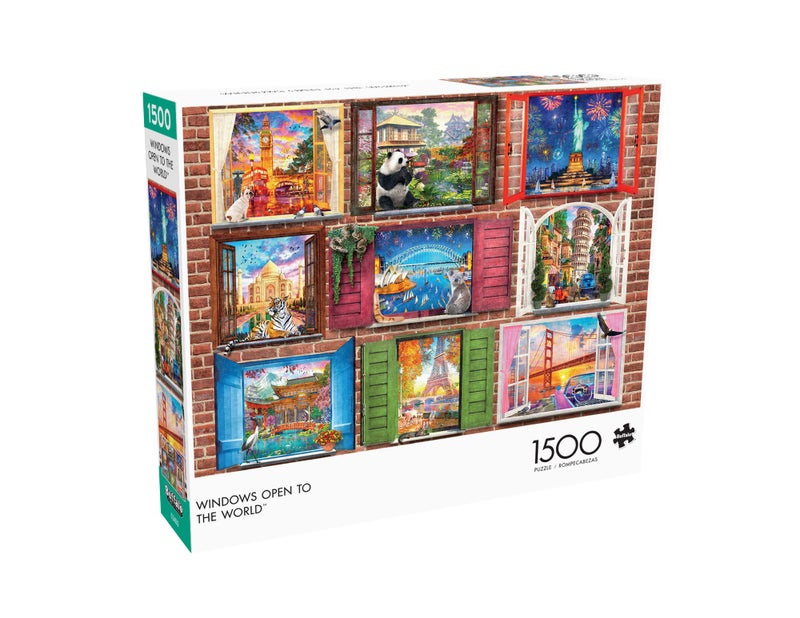 Buffalo Games - Dominic Davison - Windows Open to The World - 1500 Piece Jigsaw Puzzle for Adults Challenging Puzzle Perfect for Game Nights - Image 3
